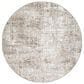 Radici USA Livigno Abstract 5"3" Round Beige Area Rug, , large