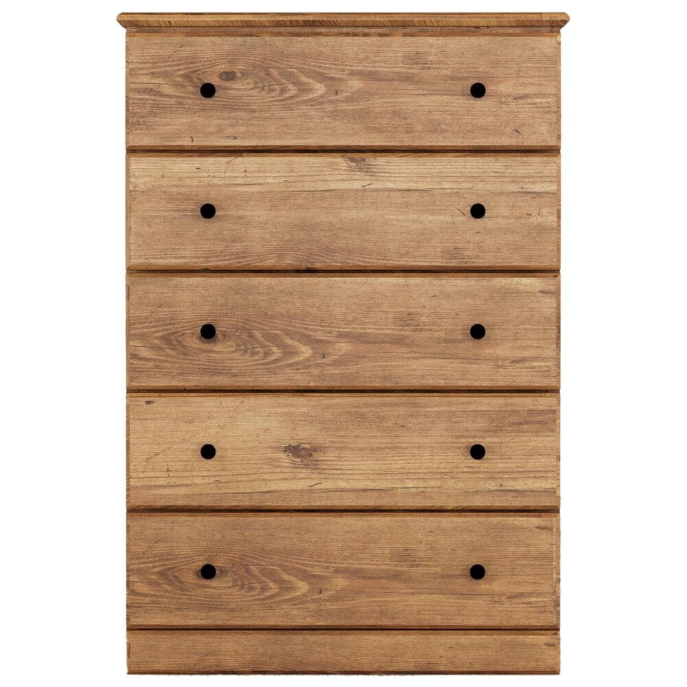 Lemoore Essentials 32" 5-Drawer Chest in Saratoga Pine, , large