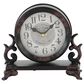 Maple and Jade 7" x 7" Table Clock in Black and White (Set of 2), , large