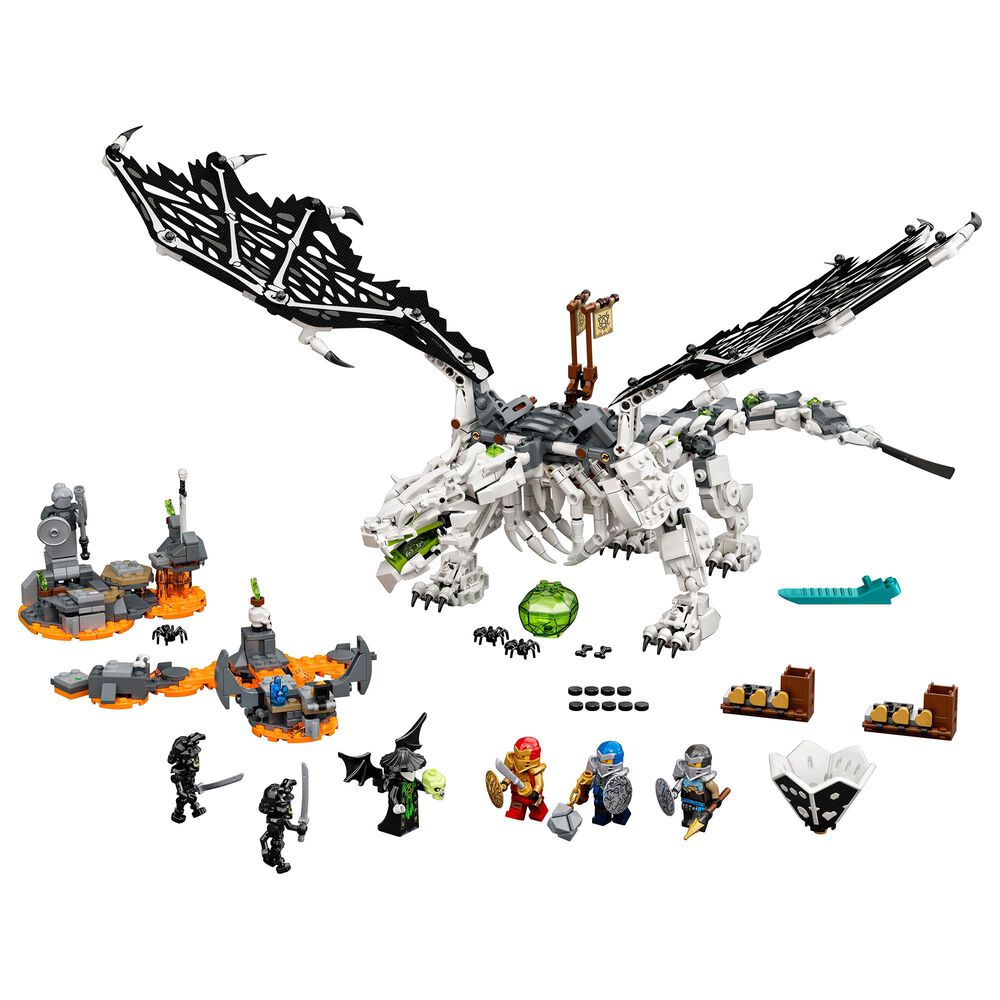 LEGO Ninjago Skull Sorcerer's Dragon Building Set, , large
