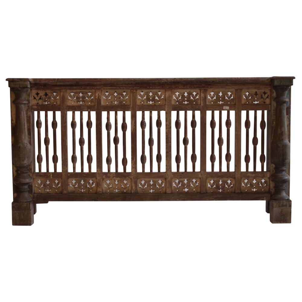 Jaipur Home One of a Kind Old World Balcony Console Table in Brown, , large