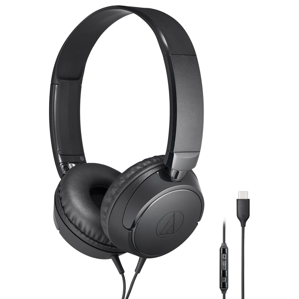 Audio-Technica Wired On-Ear Headphones in Black, , large