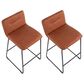 Lumisource Casper Counter Stool in Camel/Black (Set of 2), , large