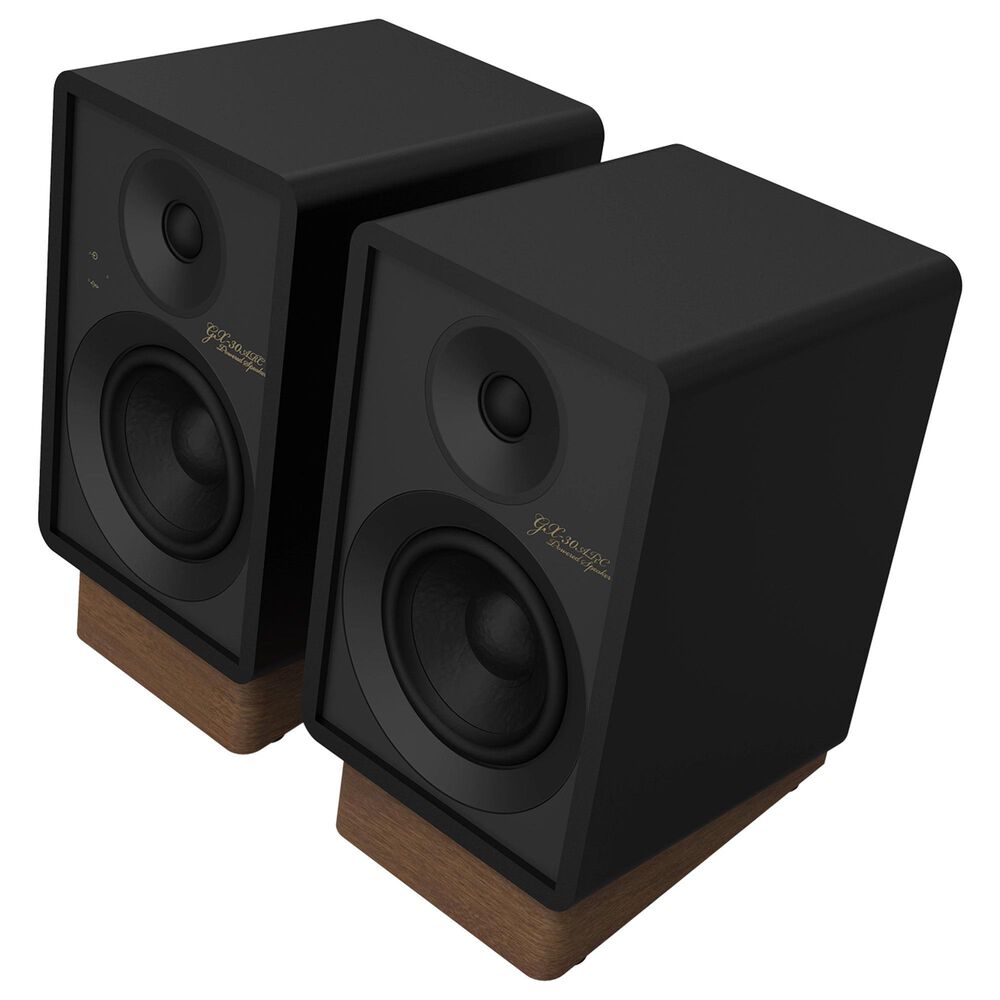 Klipsch Flexus 4&quot; Powered Monitors Bookshelf Speakers Pair in Black, , large