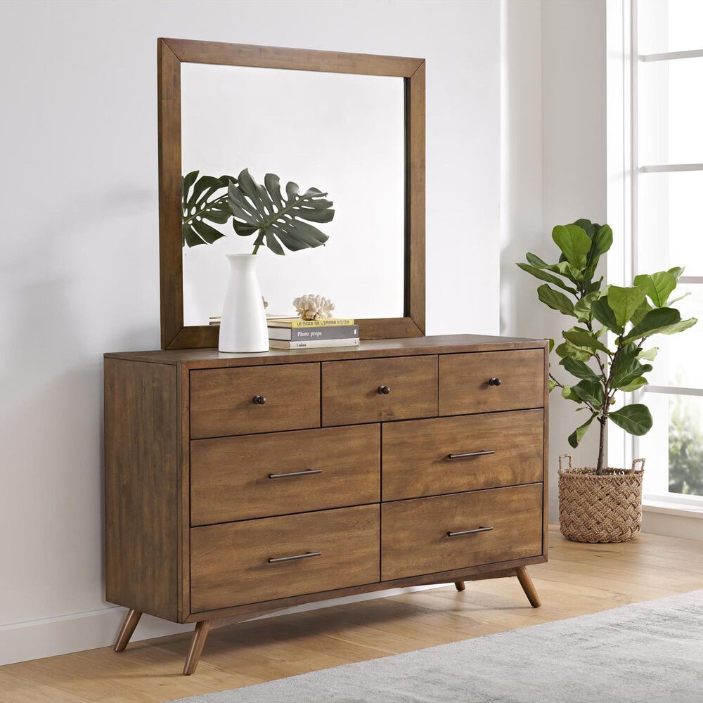 Martin Svensson Home Mid-Century Modern Dresser Mirror in Cinnamon, , large