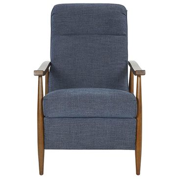 Barcalounger Ashebro Manual Recliner in Tweed Indigo Blue, , large