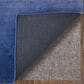 Feizy Rugs Katya 4" x 6" Blue and Beige Area Rug, , large