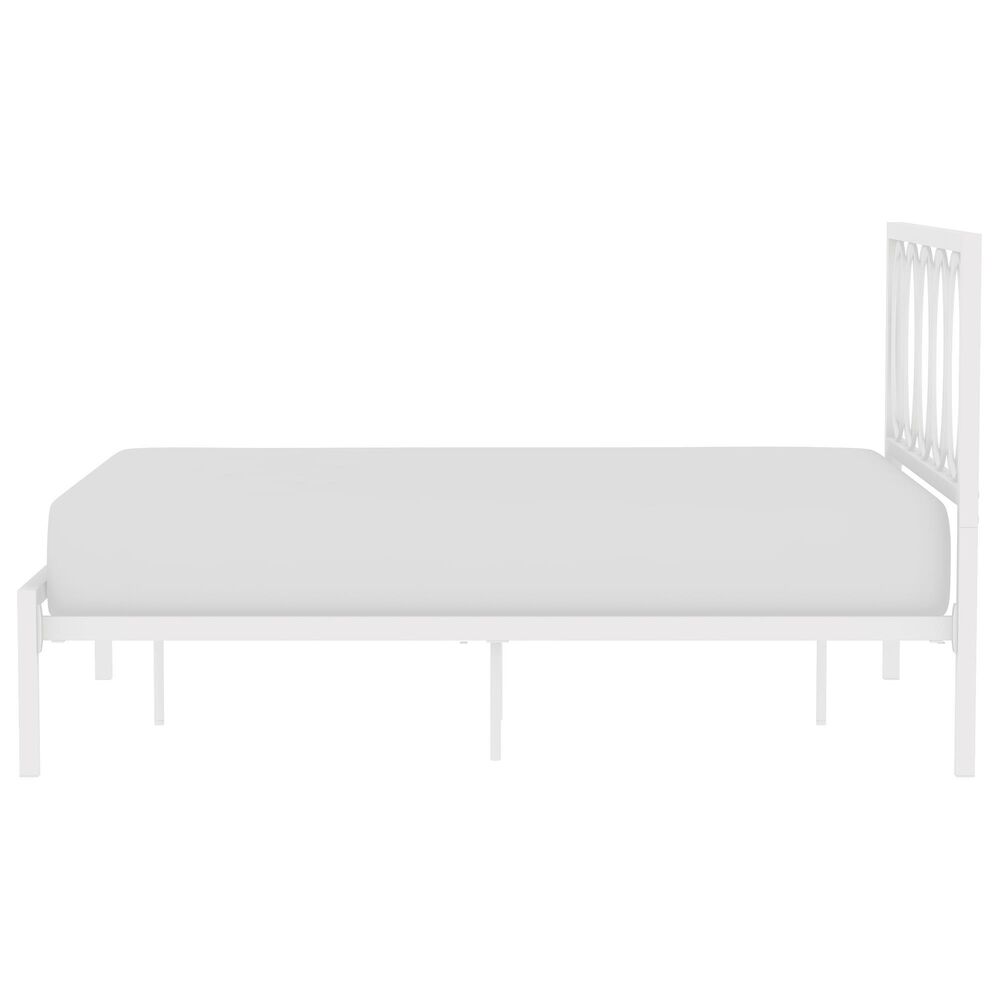 Richlands Furniture Naomi Full Platform Bed in White, , large