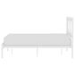 Richlands Furniture Naomi Full Platform Bed in White, , large