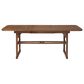 Walker Edison Acacia Wood Patio Butterfly Dining Table in Dark Brown, , large