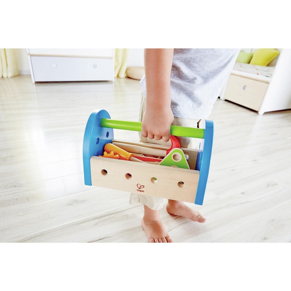 Hape Toys Fix-It Tool Box and Accessory Set in Multicolor, , large