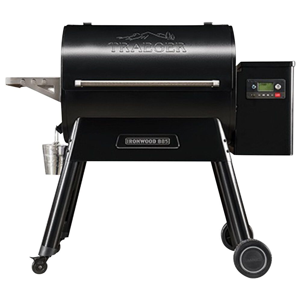 Traeger Grills Ironwood Series 885 Pellet Smoker Grill in Black, , large