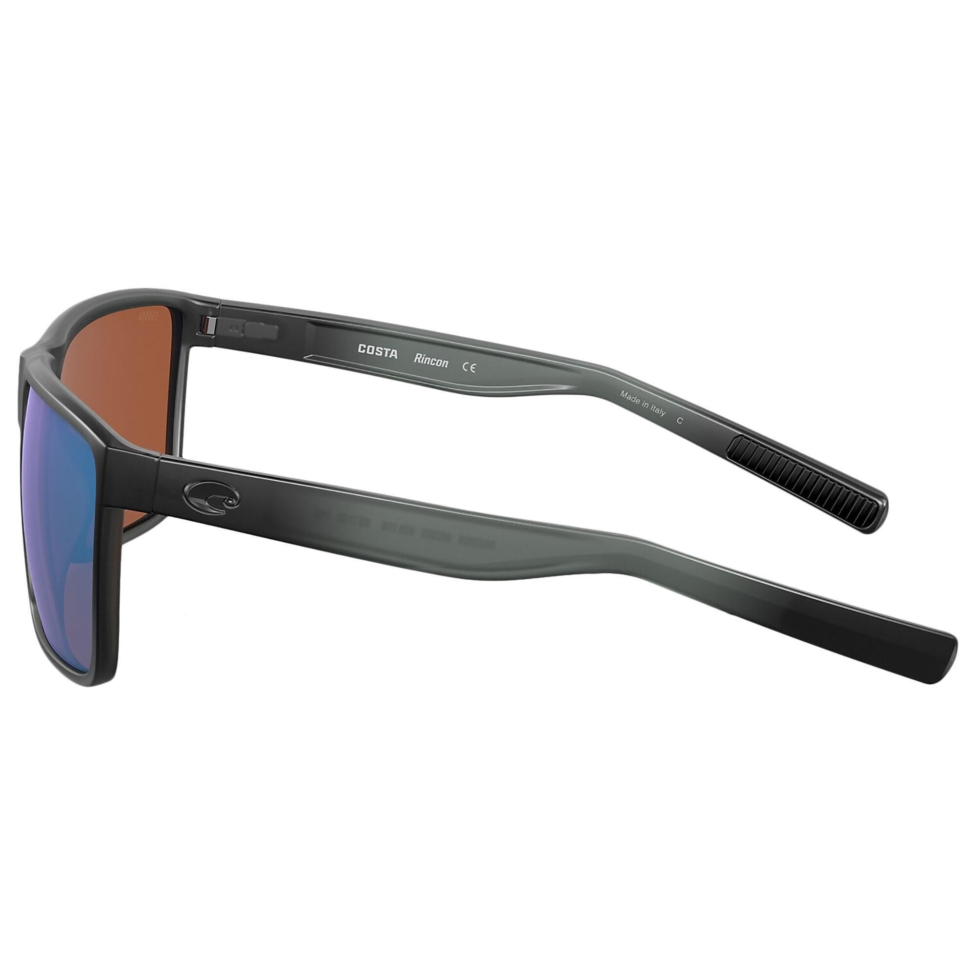 Costa Rincon Sunglasses with Green Mirror Lenses in Matte Smoke Crystal NFM