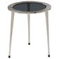 Maple and Jade Modern Leg Accent Table in Silver, , large