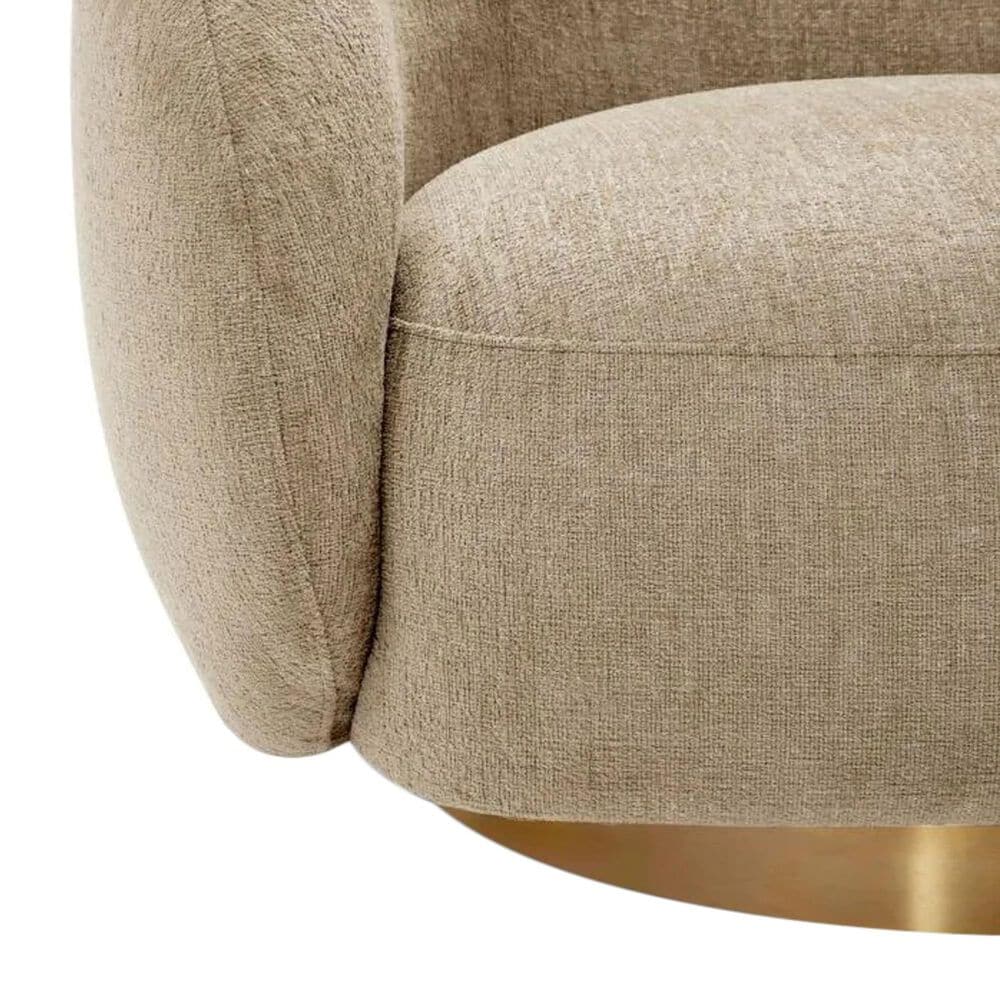 Eichholtz Brice Swivel Chair in Hastings Beige, , large