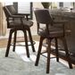 Radius Spectator Swivel Counter Stool in Brown, , large