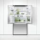 Fisher and Paykel 17.0 Cu. Ft. 3-Door French Door Refrigerator in Stainless Steel, , large