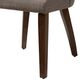 Baxton Studio Wesley Side Chair with Light Grey Cushion in Walnut (Set of 2), , large