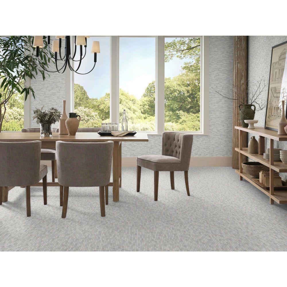 Shaw Eterna Veneto Volokas 2" x 4" on 12" x 12.5" Natural Stone Mosaic Sheet, , large