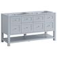 James Martin Vanities Breckenridge 60" Double Bathroom Vanity Cabinet in Serenity Blue, , large