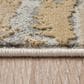 Feizy Aura Gold and Gray 12" x 15" Area Rug, , large