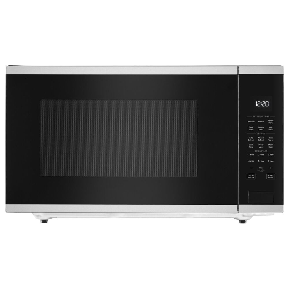 Whirlpool 2.2 Cu. Ft. Countertop Microwave with Sensor Cooking in Fingerprint Resistant Stainless Steel, , large