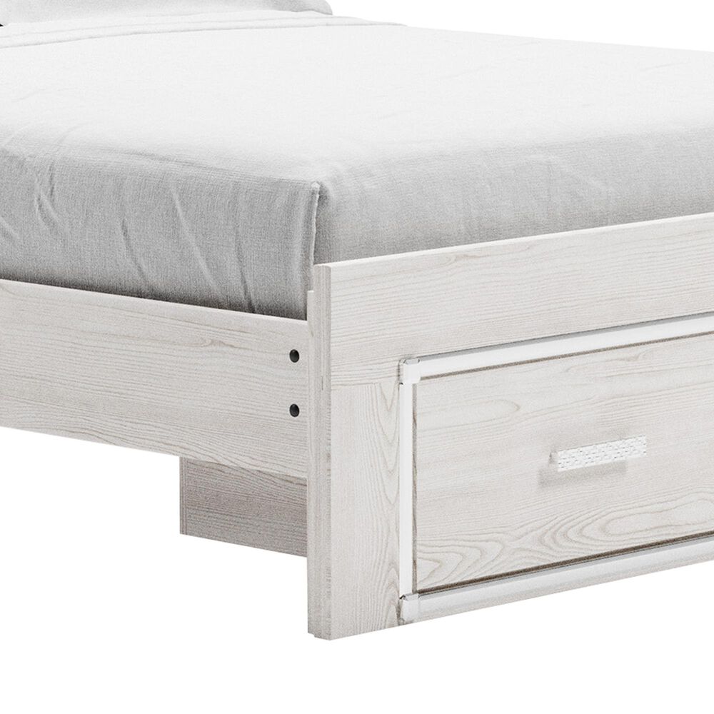 Ashley Altyra Queen Upholstered Storage Bed  in White, , large
