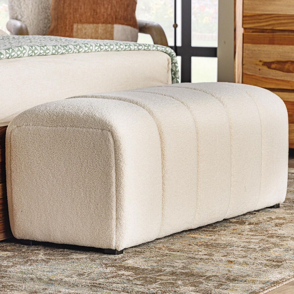 Waltham Urban Archive Tess Bench in Natural Ivory, , large