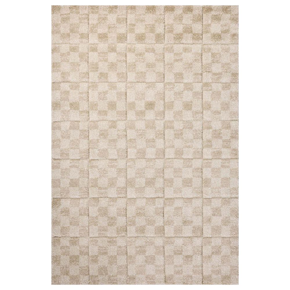 Loloi Silas 2"7" x 4" Oatmeal and Sand Area Rug, , large