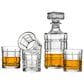 Godinger Silver Radius 5-Piece Whiskey Set in Clear, , large