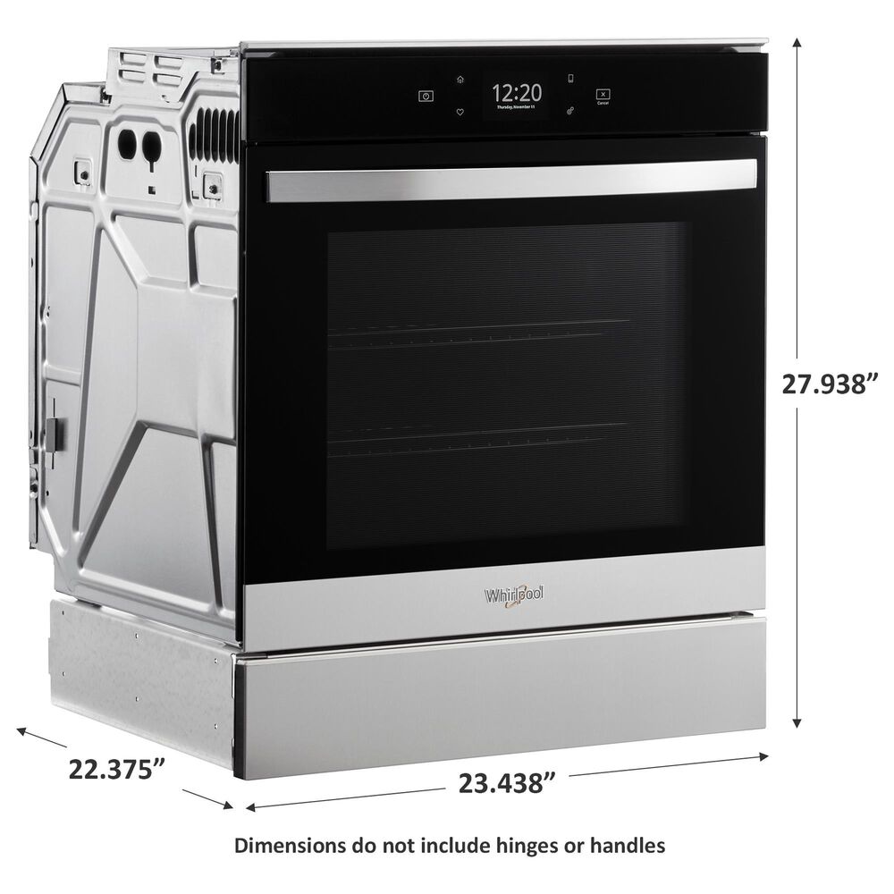 Whirlpool 24&quot; Single Electric Wall Oven with Convection in Fingerprint Resistant Stainless Steel, , large