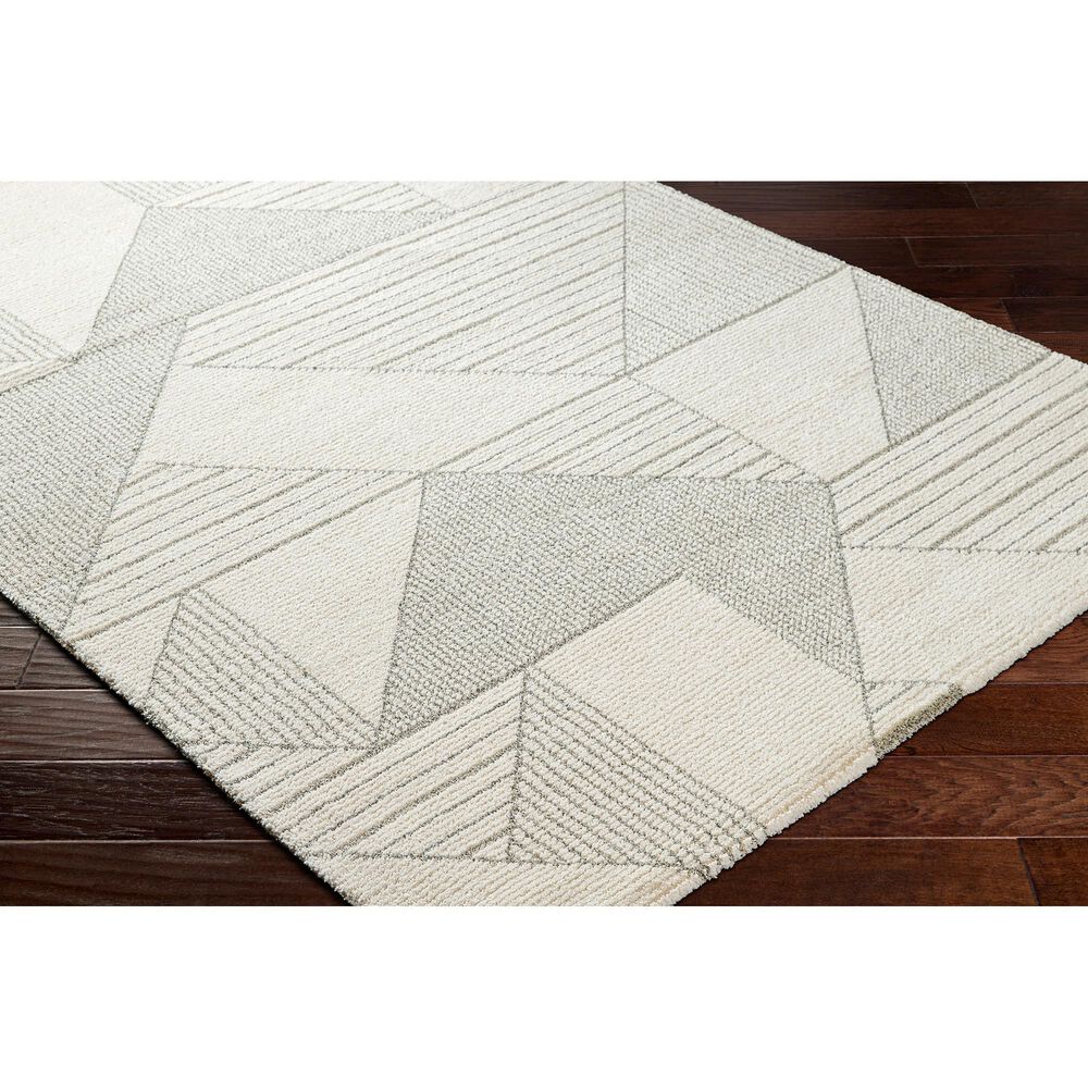 Surya Gavic 2&#39; x 3&#39; Ivory, Medium Gray and Light Beige Area Rug, , large