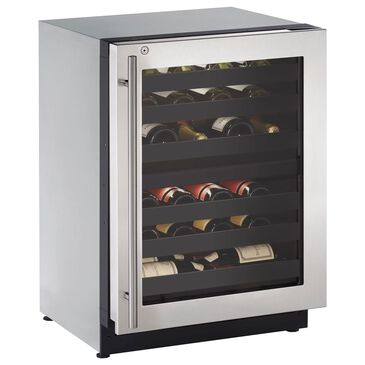 U-Line 4.7 Cu. Ft. Dual-Zone Wine Refrigerator in Stainless Steel, , large