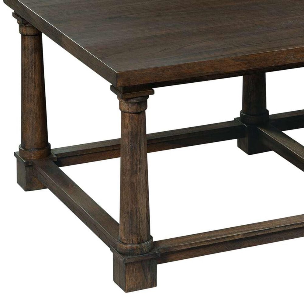 Hekman Linwood Large Rectangular Coffee Table in Brown, , large