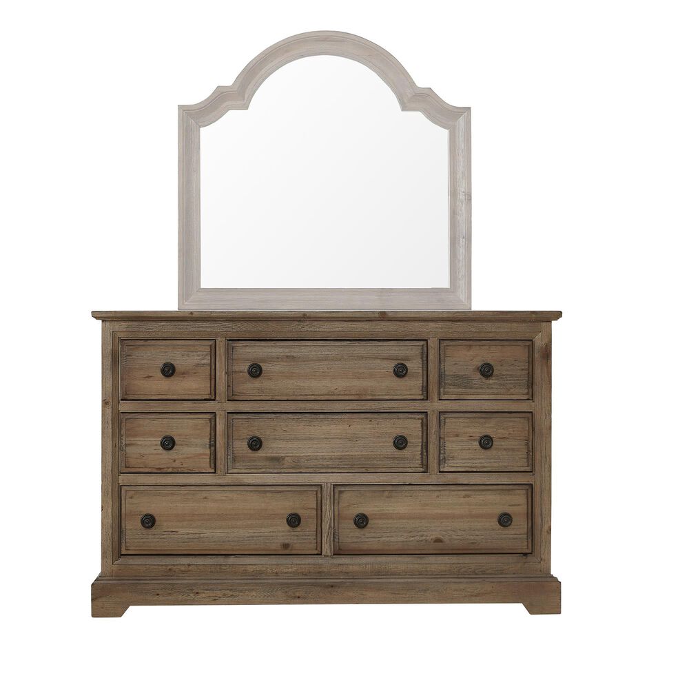 Tiddal Home Wildfire 8-Drawer Dresser in Caramel, , large