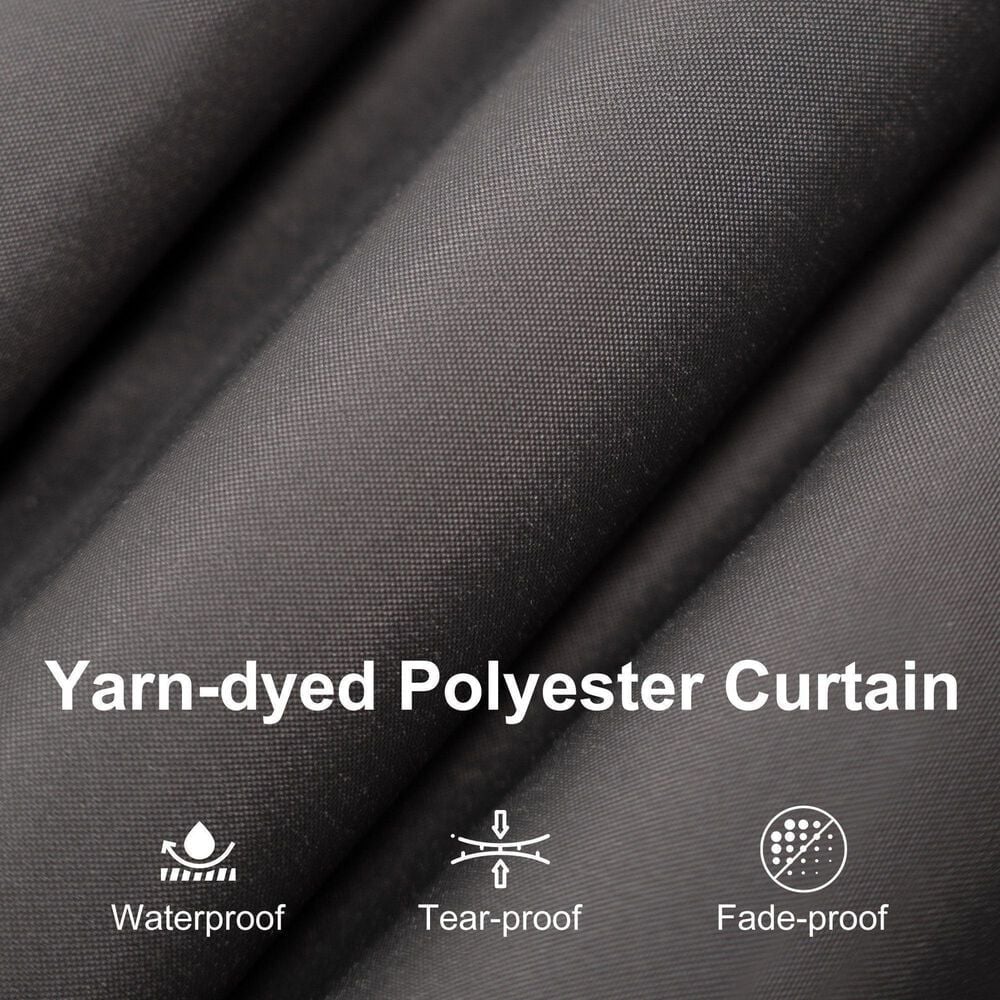 HOMLUX 14-ft x 10-ft Permanent Hardtop Gazebo Gray Gazebo with Hardtop Roof (Screen Included), , large