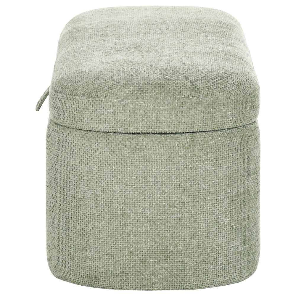 Crown Mark Philipa Storage Bench in Light Green, , large