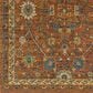 Surya Reign 2"6" x 8" Dark Brown, Black, Beige, Dusty Pink, Blue and Medium Green Runner, , large