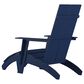 Flash Furniture Sawyer Adirondack Chair in Navy Blue, , large