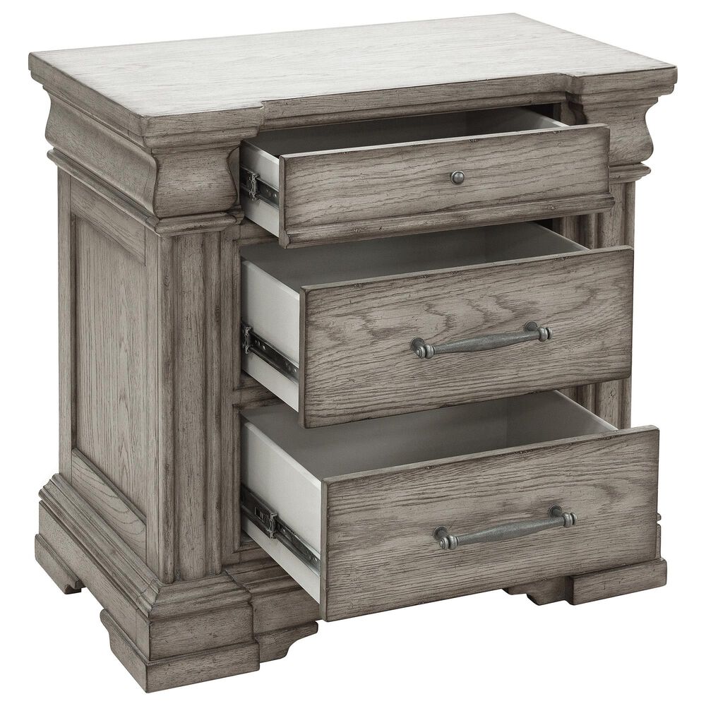 Chapel Hill Madison Ridge 5-Piece Queen Storage Bedroom Set in Bluff Gray, , large