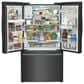 Frigidaire Gallery 22.6 Cu. Ft. Counter-Depth French Door Refrigerator in Black Stainless Steel, , large