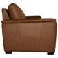 Flexsteel Henry Stationary Leather Sofa and Loveseat Set in Caramel, , large