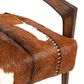 Blue Sun Designs Liara Arm Chair in Mindi Wood and Goat Hide , , large