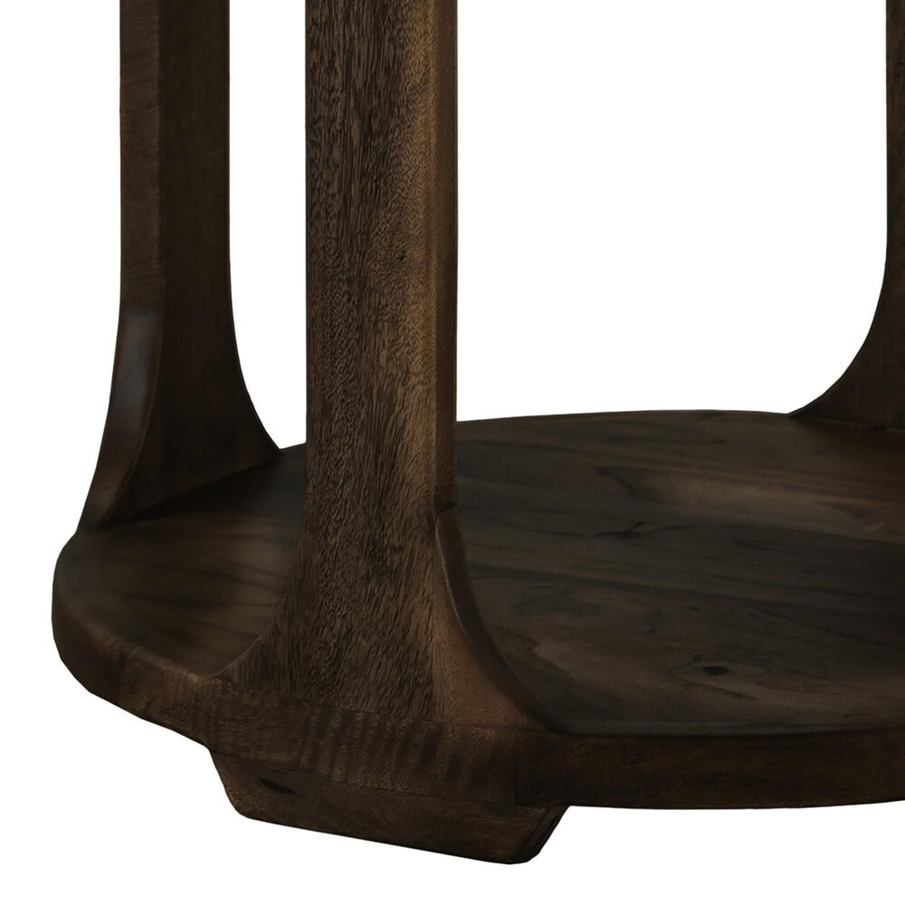 Fallridge Balam 1-Shelf End Table in Stained Dark, , large