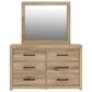 Ashley Brozmont 5 Piece King Platform Panel Bedroom Set in Natural Brown, , large
