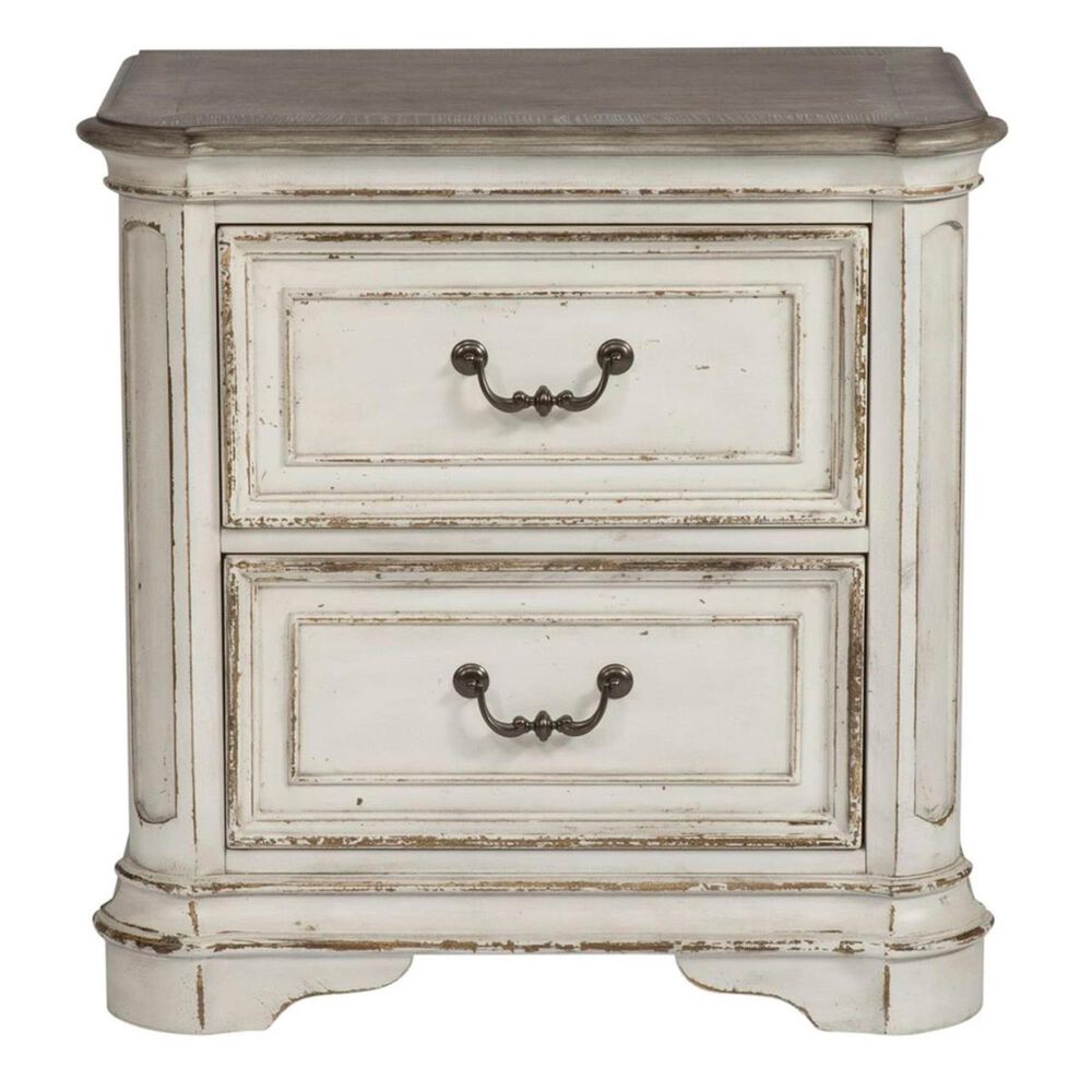 Belle Furnishings Magnolia Manor 4 Piece Queen Bedroom Set In Antique White Nebraska Furniture Mart