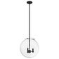 Hunter Sacha 3-Light Globe Pendant in Natural Iron, , large