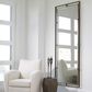 Uttermost Carrizo Rectangular Tall Mirror in Rustic Bronze and Light Antique Gold Leaf, , large