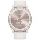 Garmin vivomove Sport Smartwatch in Ivory Case and Silicone Band with Peach Gold Accents, , large