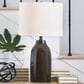 Ashley Jyler Terracotta Table Lamp in Glossy Brown, , large